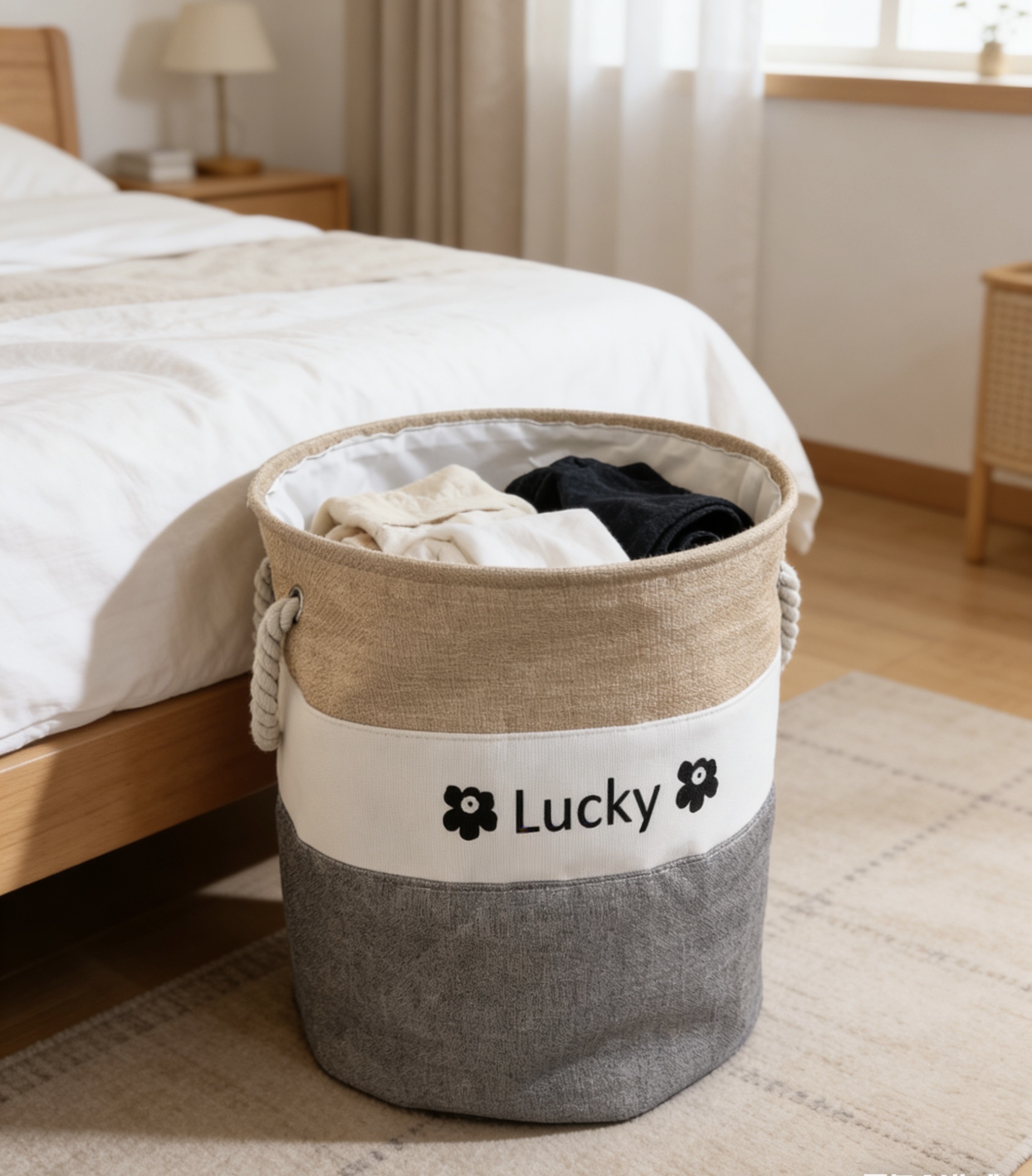 收纳篮多层塑料家用厨房卫生间阳台整理篮可叠放防滑沥水脏衣娄