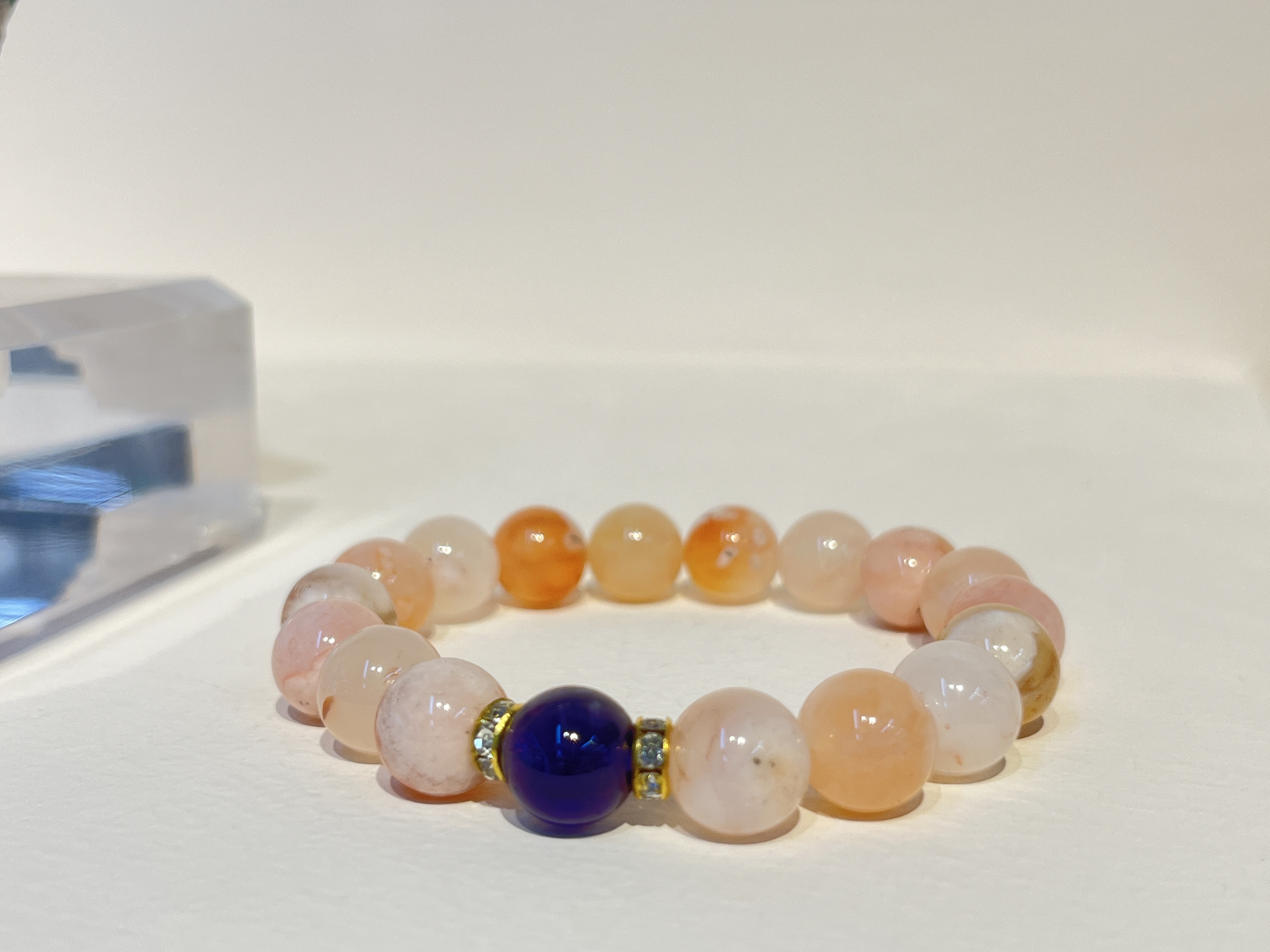 批发天然樱花玛瑙手串紫晶手链氛围感首饰配饰礼物礼品定制