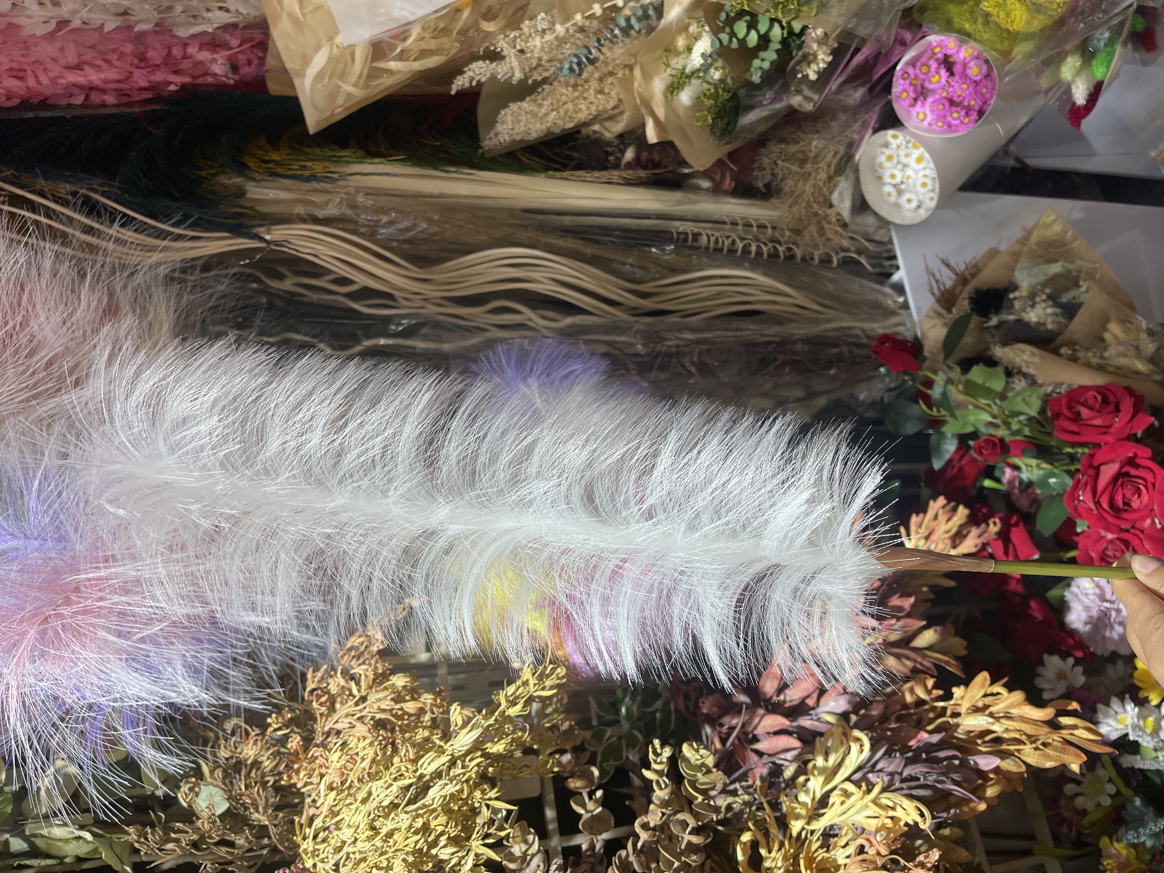 热卖 仿真芦苇草 花蒲苇装饰烟花草鲜花束花艺摆件装饰搭配材料仿真花装饰假花详情图4