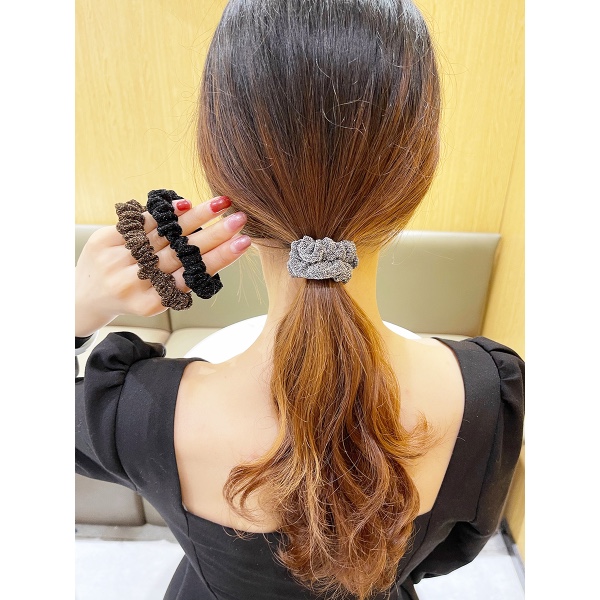 Large intestine hair band, Korean hair tie, women's fashionable hair band, colorful hair accessory Item Picture