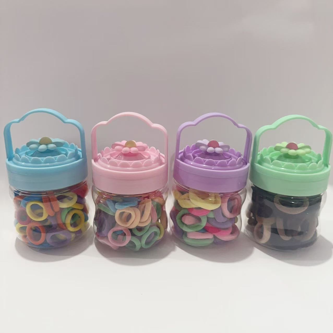 Children's hair ties, Korean-style headwear, hair accessories, rubber bands, fashionable hair ties, rubber bands, hair accessories, women's patchwork fashion, cartoon cans, rubber bands detail image 10