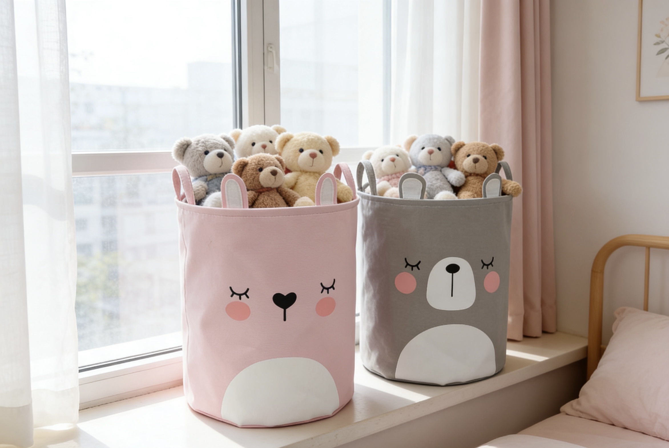 收纳桶大容量加厚塑料储物箱家用厨房卧室多用途整理箱