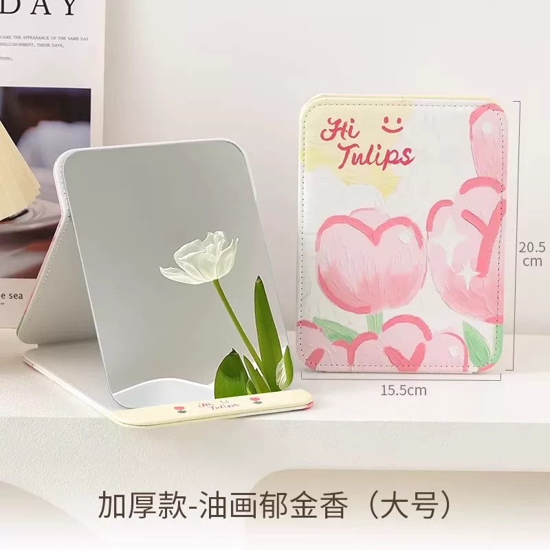 可爱小镜子化妆镜学生宿舍专用梳妆镜女随身便携家用桌面折叠古迪折叠化妆镜办公室桌面小镜子女学生宿舍专用便携台式梳妆镜古迪折叠化妆镜桌面便携台式小梳妆镜家用办公室男士宿舍专用镜子详情图16