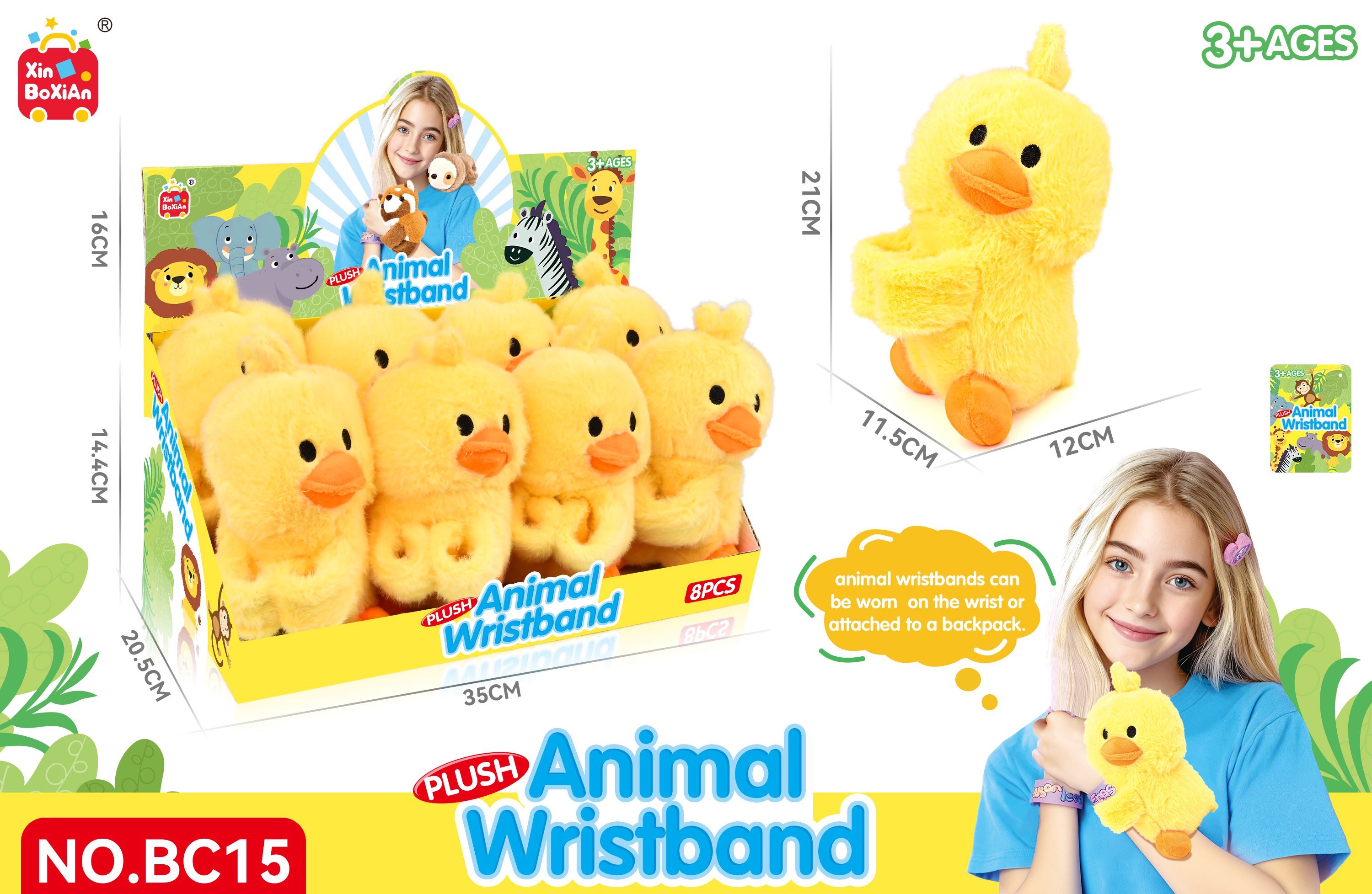 Standing-style, multi-functional foreign trade dolls, koala animal figurines, wristbands, wristbands, gifts, wrist toys Specification image