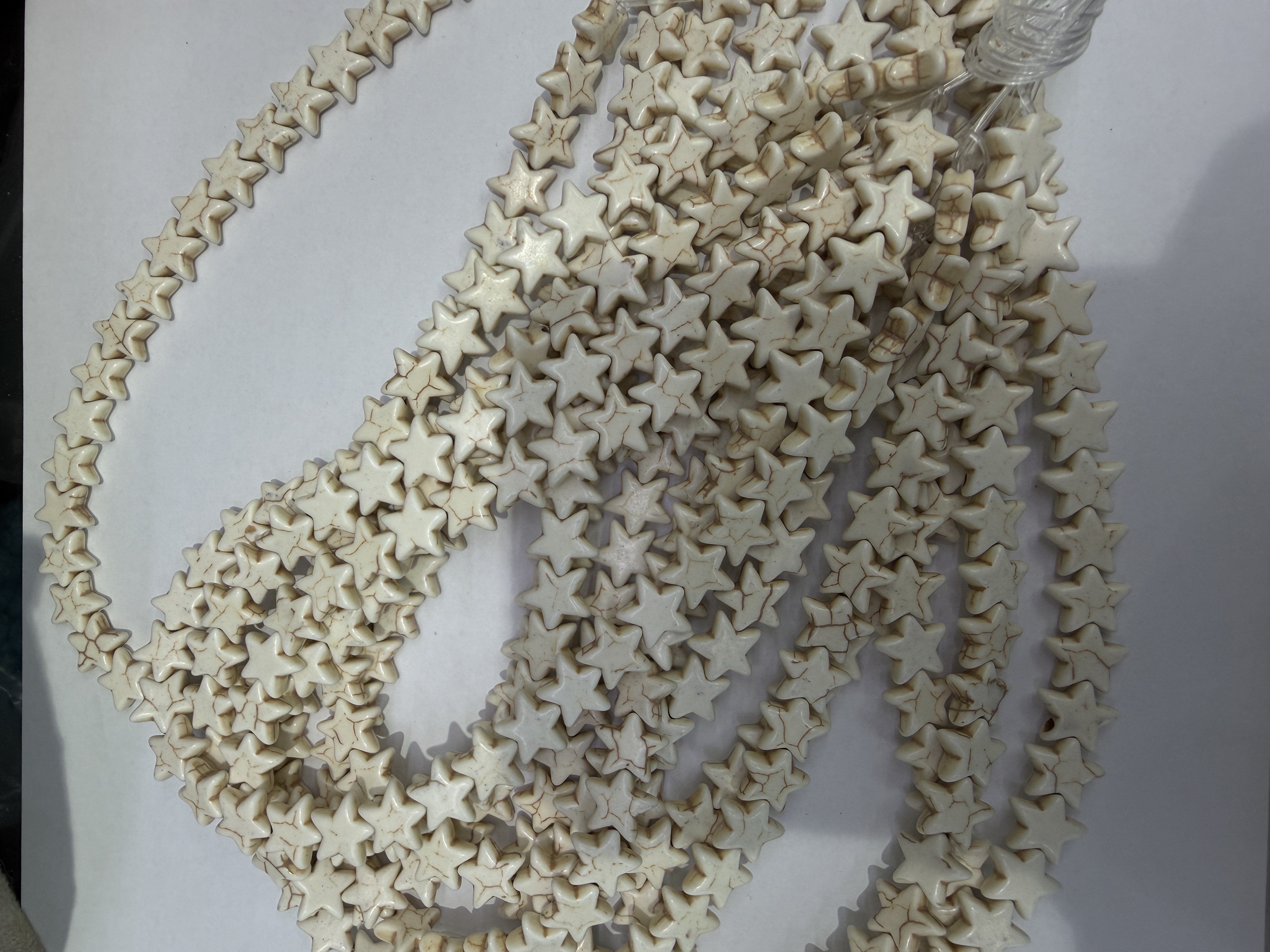 跨境爆款仿松石五角形男女配件项链手链耳环爆款配件饰品产品图