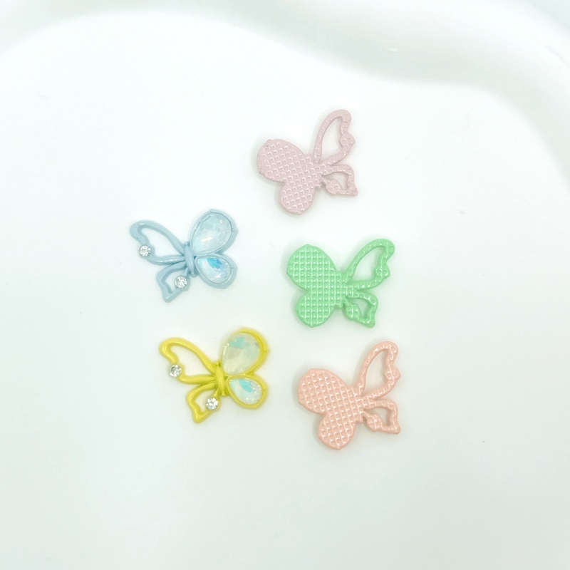 Candy-colored alloy jewelry accessories, spray-painted bows, dot diamond bow accessories, hair accessories, headwear, hair band accessories