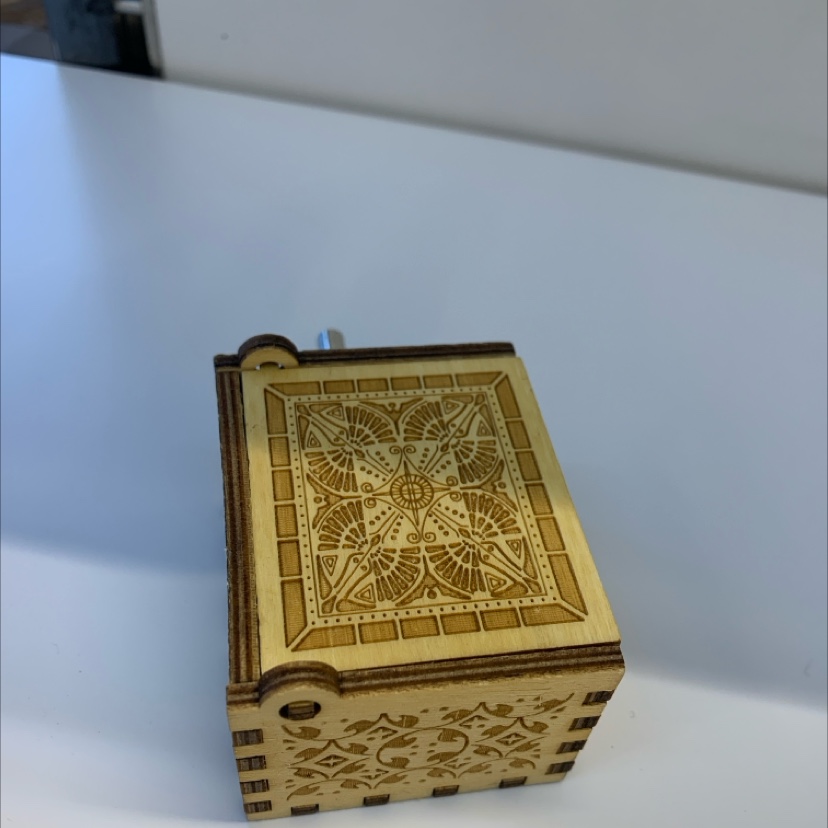 迷你木质八音盒摆件复古创意雕刻手摇音乐盒工艺礼品摆件迷你细节图