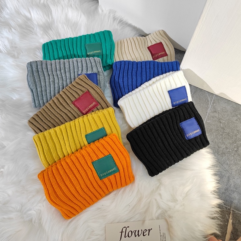 Korean version ultra-wide hair band edge for postpartum care, forehead protection for women, autumn and winter warmth, daily wear, popular headband and hair tie