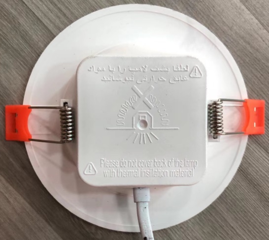 SXL Durian Downlight 6w Embedded Ultra-thin Anti-Glare three-color household all-aluminum ceiling hole light Specification image