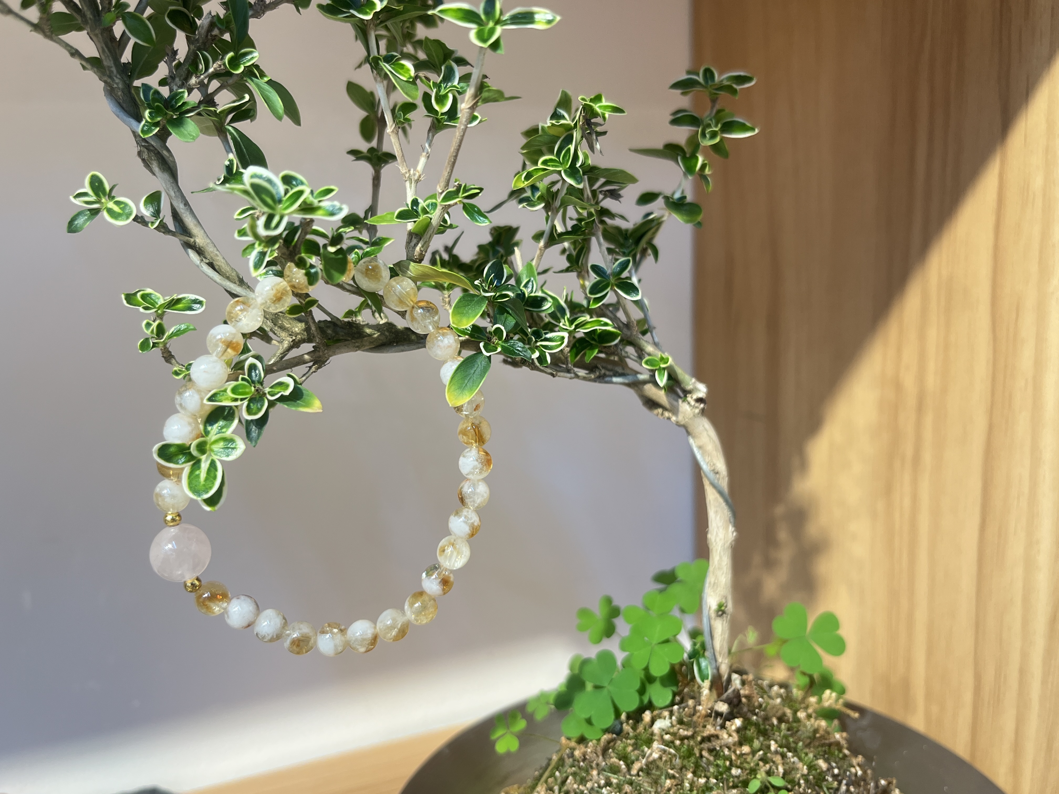 天然黄塔晶粉晶手链水晶手串文玩礼品礼物定制批发详情图10