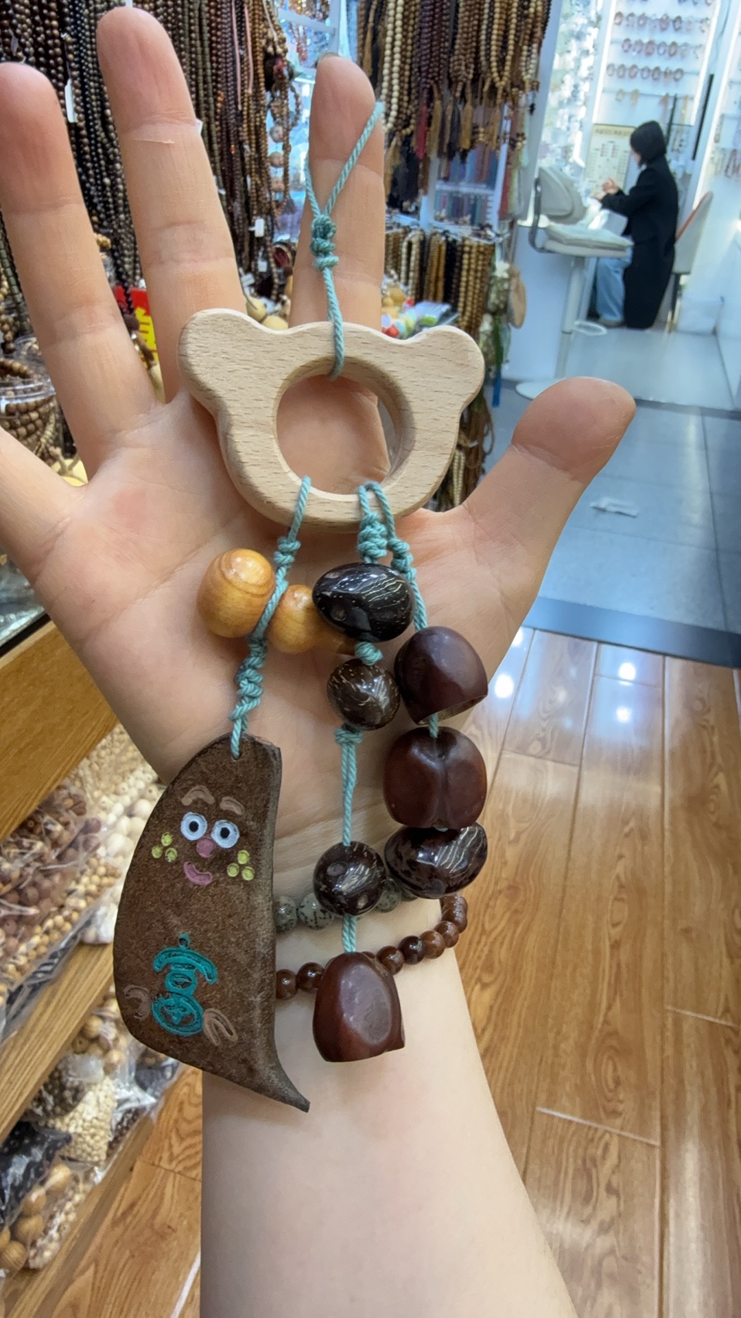 时尚包包挂链手机链女款短款配件果壳娃娃新品服饰百搭潮流抖音热门款支持一件代发风铃天然款详情图6