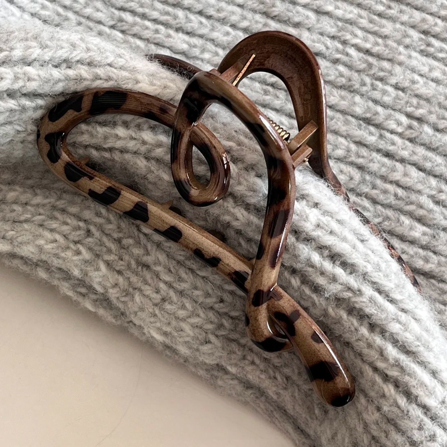 慵懒风时尚潮流休闲发饰发抓