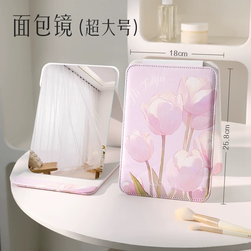 可爱小镜子化妆镜学生宿舍专用梳妆镜女随身便携家用桌面折叠古迪折叠化妆镜办公室桌面小镜子女学生宿舍专用便携台式梳妆镜古迪折叠化妆镜桌面便携台式小梳妆镜家用办公室男士宿舍专用镜子详情图15