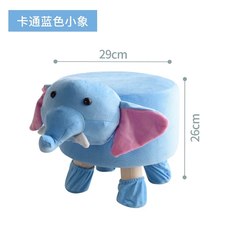 Animal stool, children's cartoon-shaped seat cushion, soft cushion, portable stool, foldable stool Item Picture
