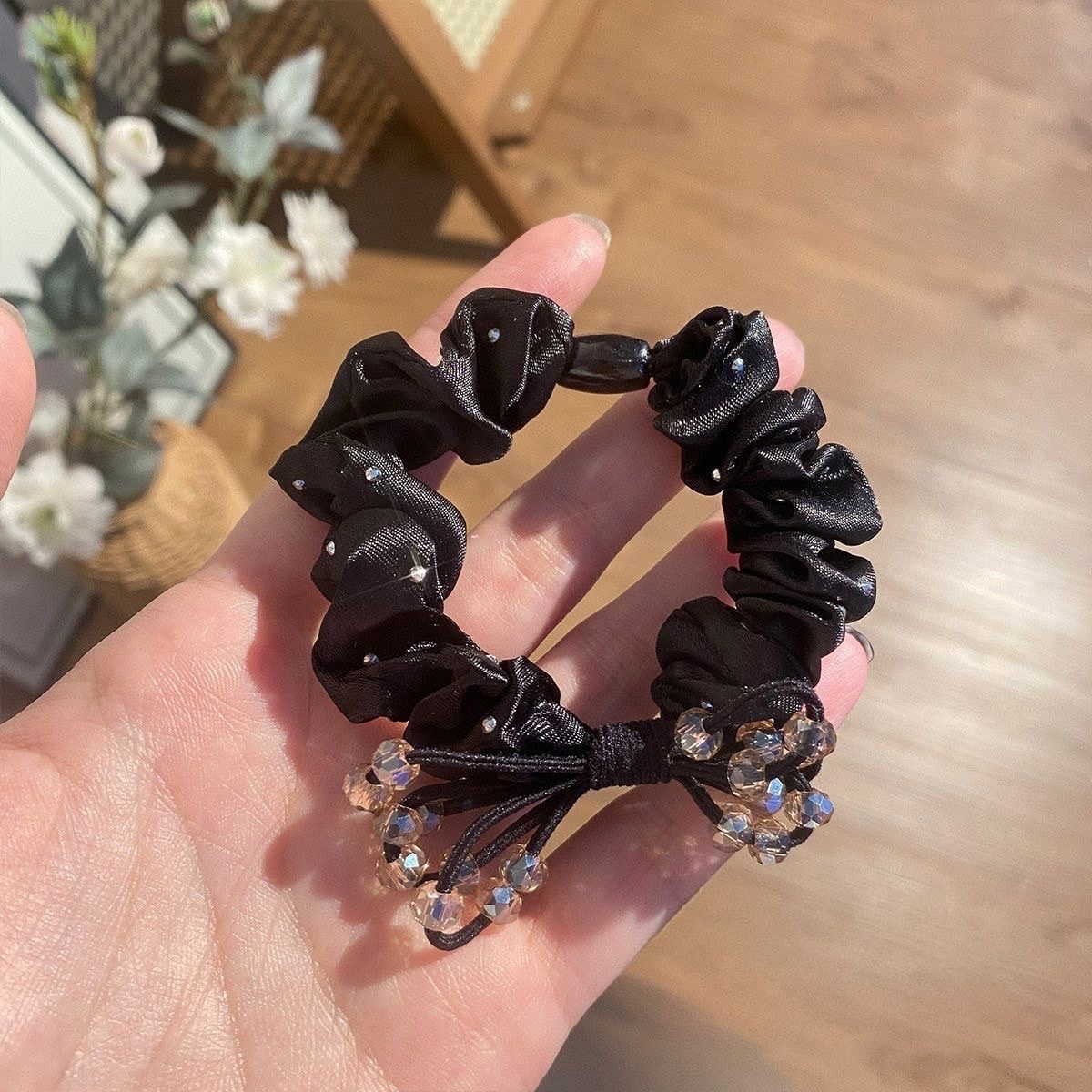 Large intestine hair band, Korean hair tie, women's fashionable hair band, hair binding wonder, hair accessory Item Picture