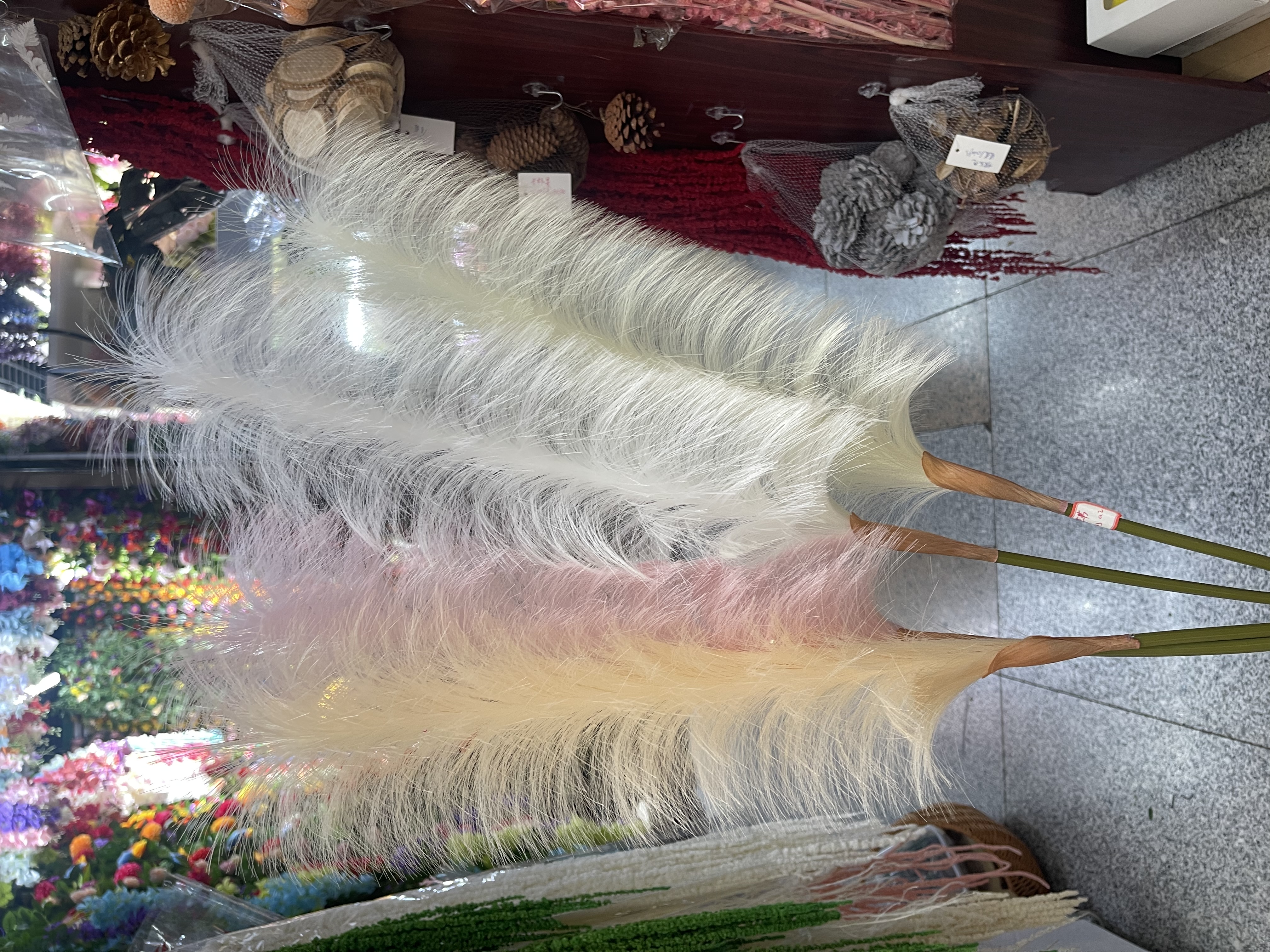 热卖 仿真芦苇草 花蒲苇装饰烟花草鲜花束花艺摆件装饰搭配材料仿真花装饰假花详情图3