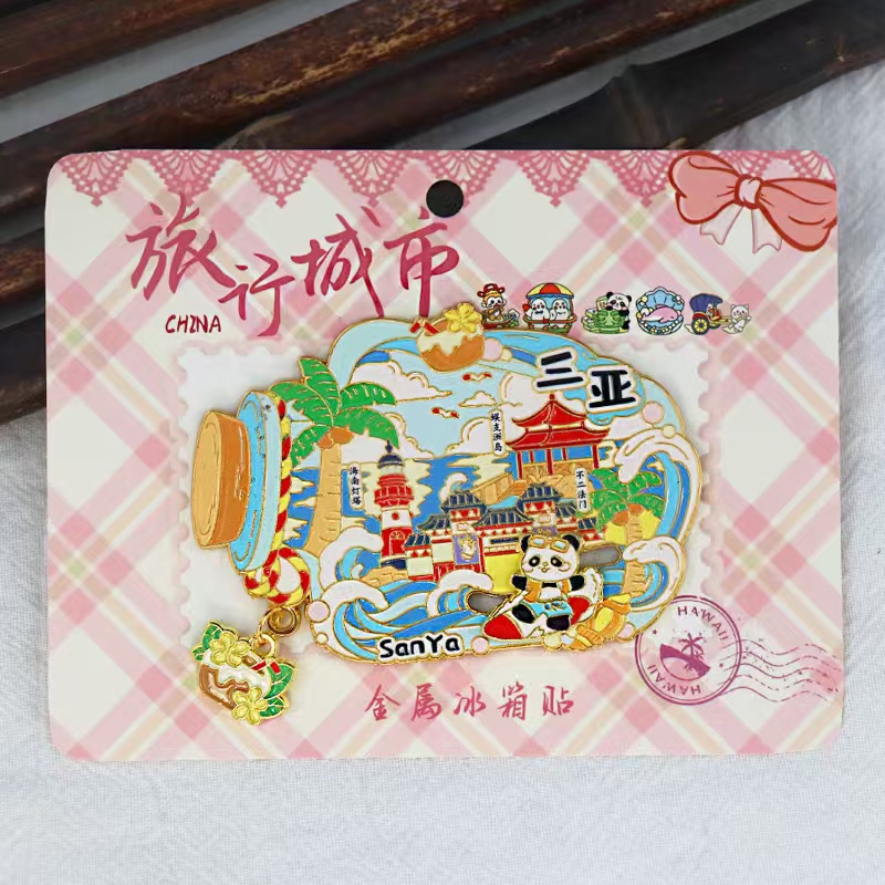 Cultural and creative fridge magnets, national trend fridge magnets, tourist souvenirs fridge magnets detail image 4