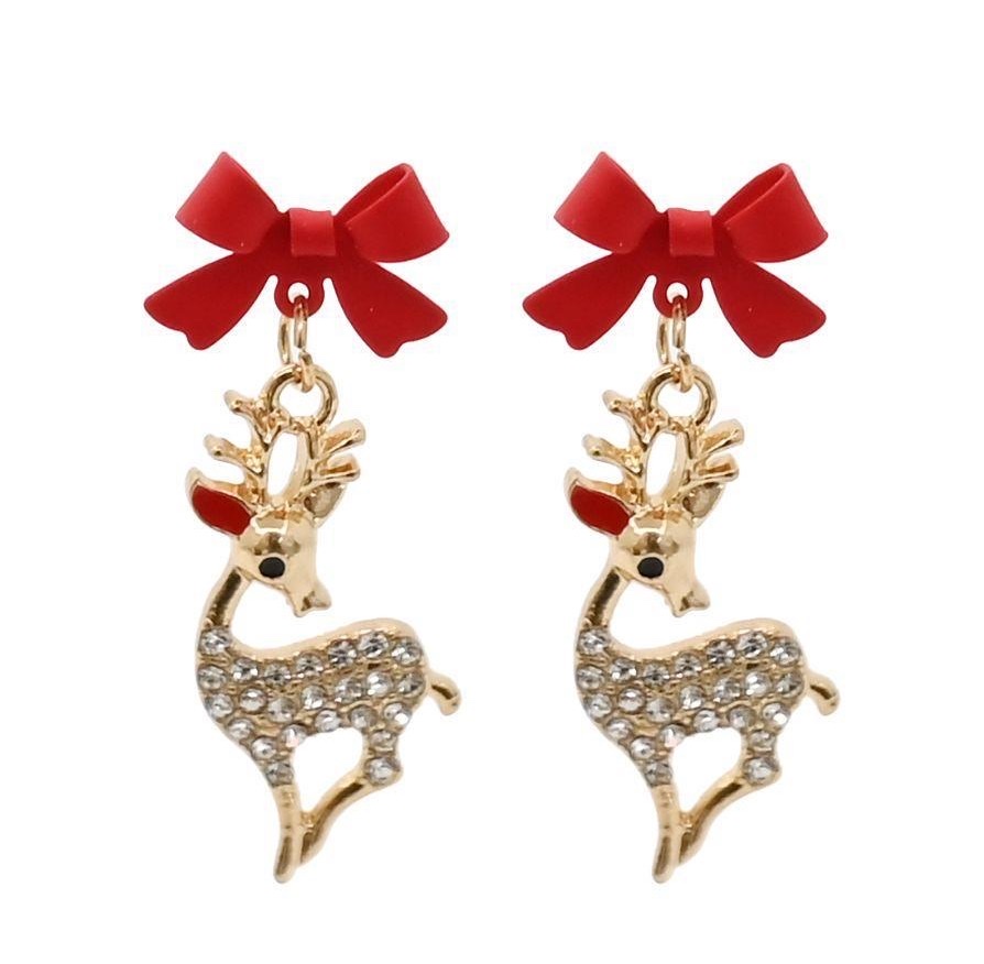 四爪耳钉饰品打耳洞耳夹女简约时尚百搭耳饰耳钉