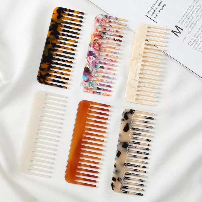 Yiwu factory direct sales of high-end anti-static acrylic sheet combs, popular combs on cross-border e-commerce