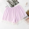 Lace-trimmed safety pants, women's leggings, thin three-inch shorts for outerwear, wholesale summer new style anti-glare ice silk Item Picture