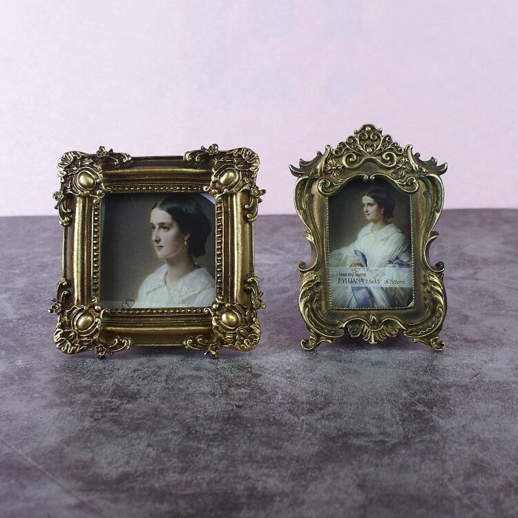 相框摆件画框客厅沙发简约卧室批发专用装饰树脂礼品商务礼品 细节图