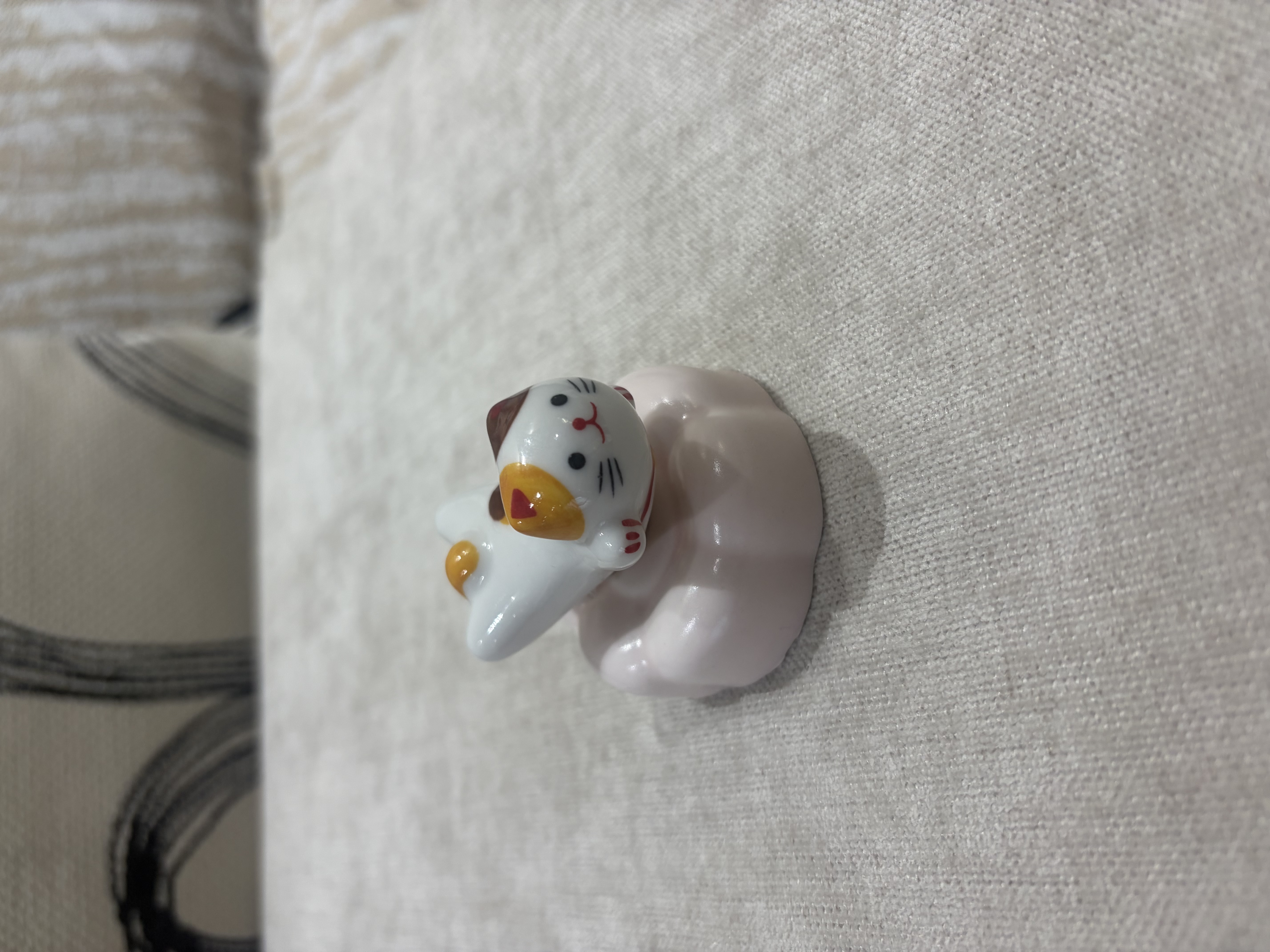 陶瓷可爱小猫转转乐 爆款 陶瓷摆件  家居摆件 解压摆件工艺品陶瓷详情图3