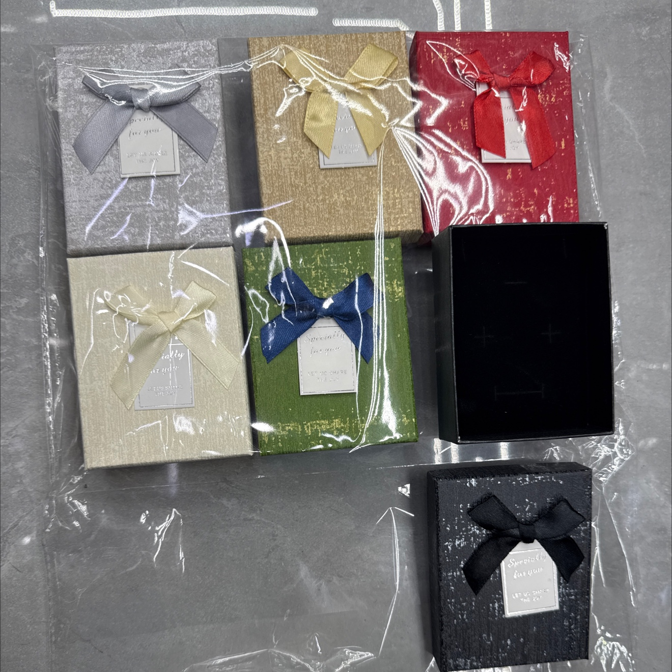 7*9套装五颜六色首饰盒详情图2