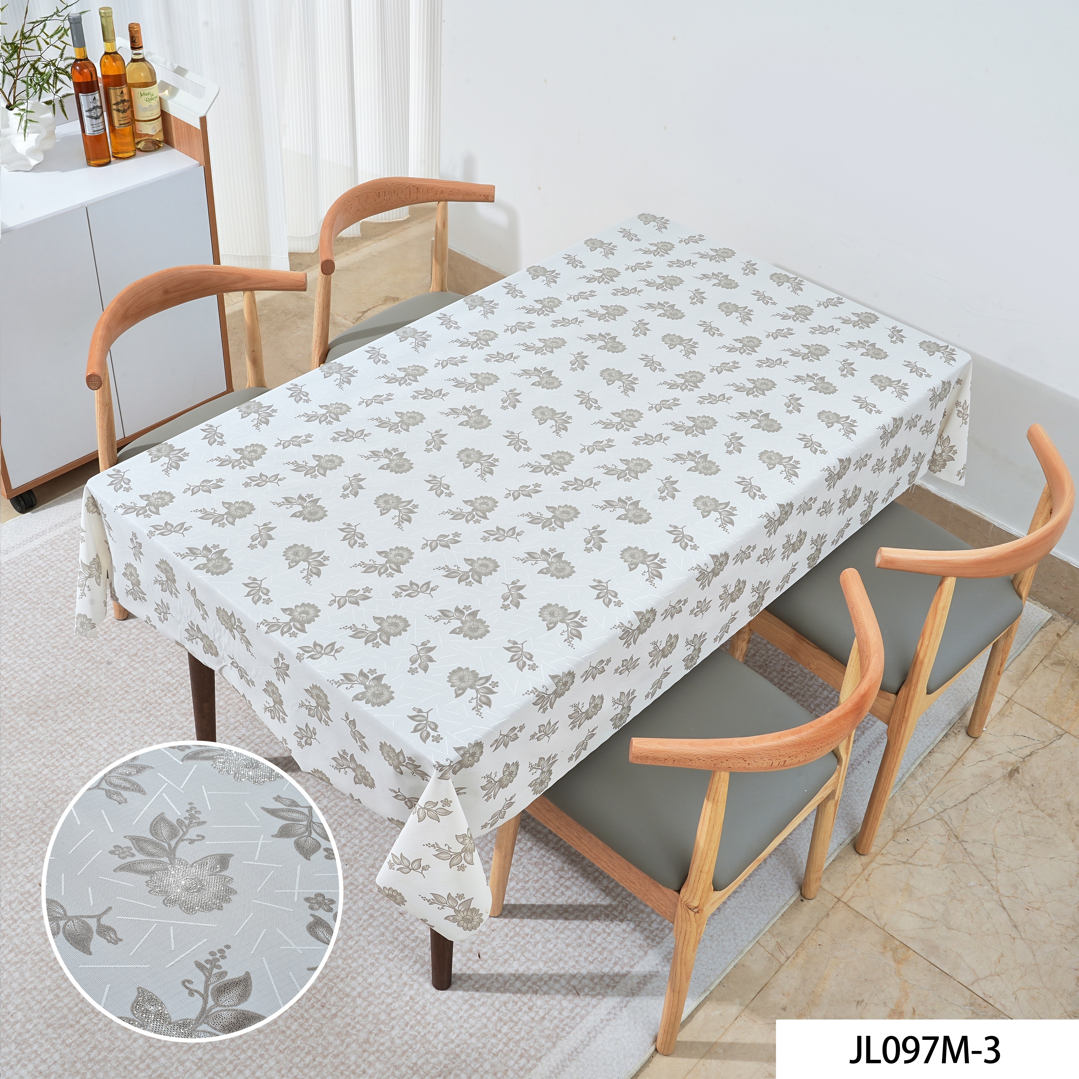 25新款热销轻奢金葱蕾丝pvc台布桌布