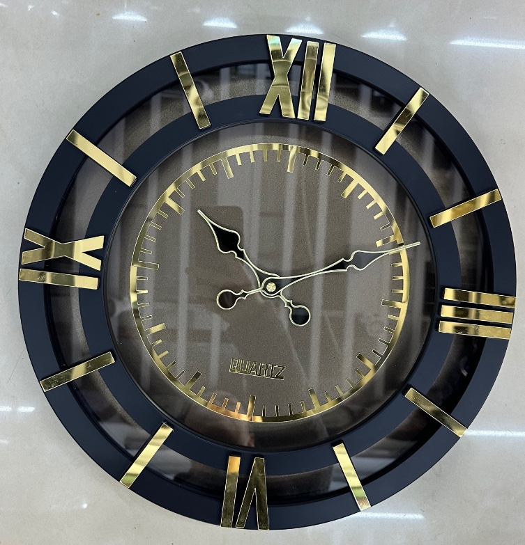 厂家直销新款贴镜钟表现代时尚挂钟新款外贸挂钟塑料挂钟