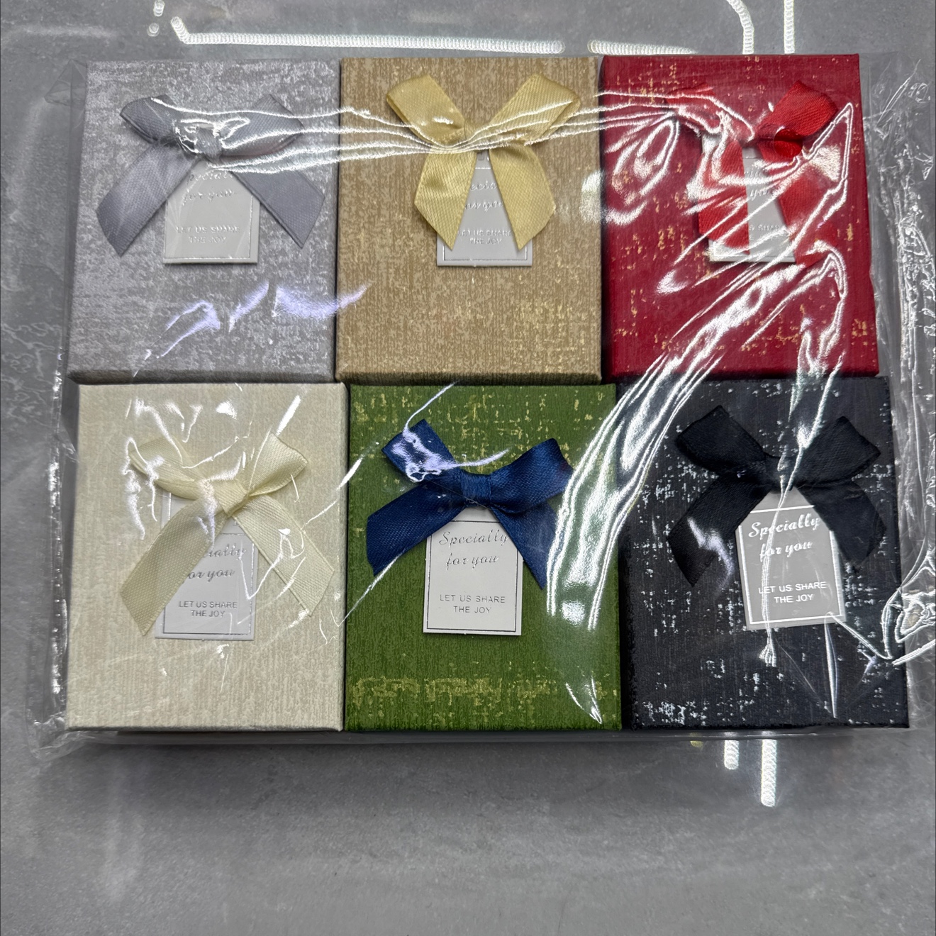 7*9套装五颜六色首饰盒产品图