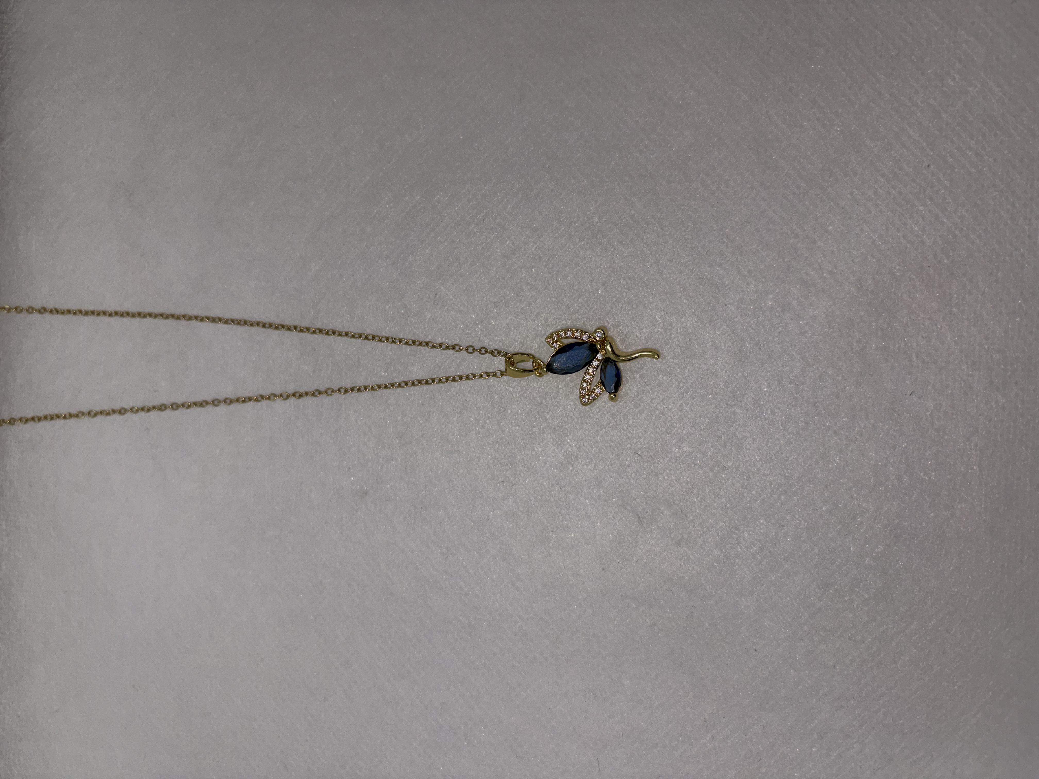 新中式复古蜻蜓项链小众设计简约轻奢高级感锁骨链详情图2