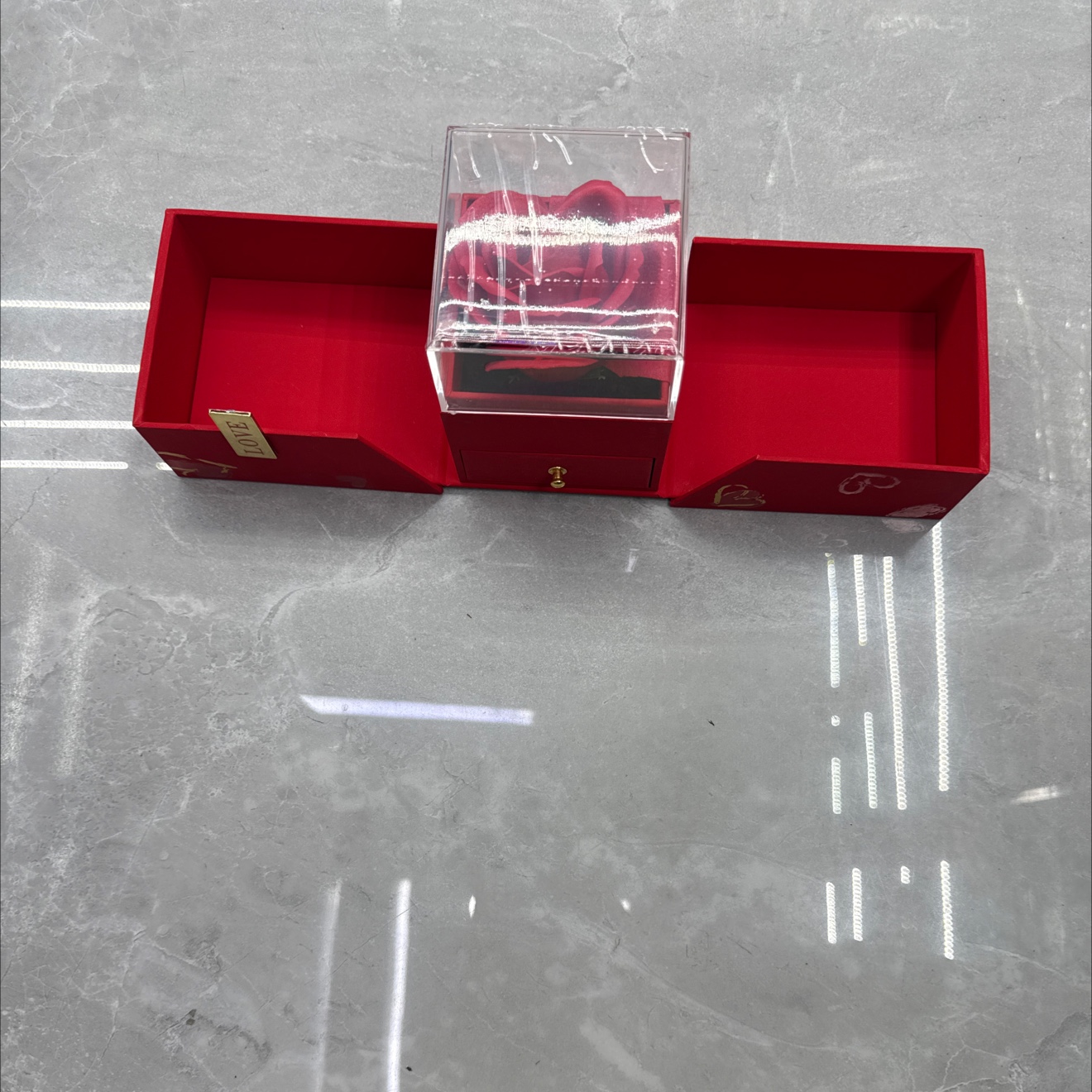 礼品盒皂花盒细节图