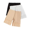 European and American cross-border exclusive large-sized lace-trimmed safety pants and oversized modal tight anti-glare shorts Item Picture