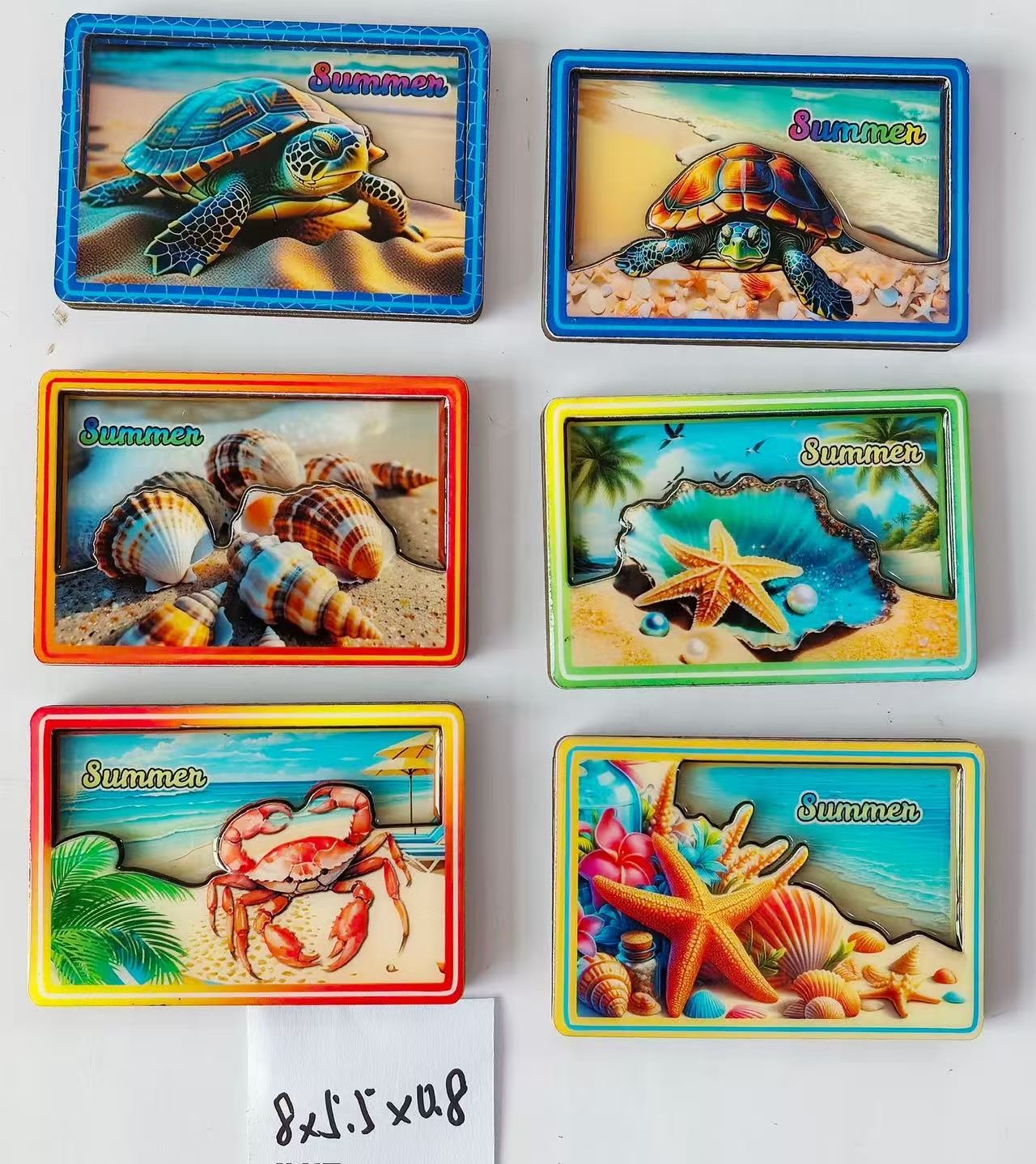 冰箱贴木质滴胶1木制品