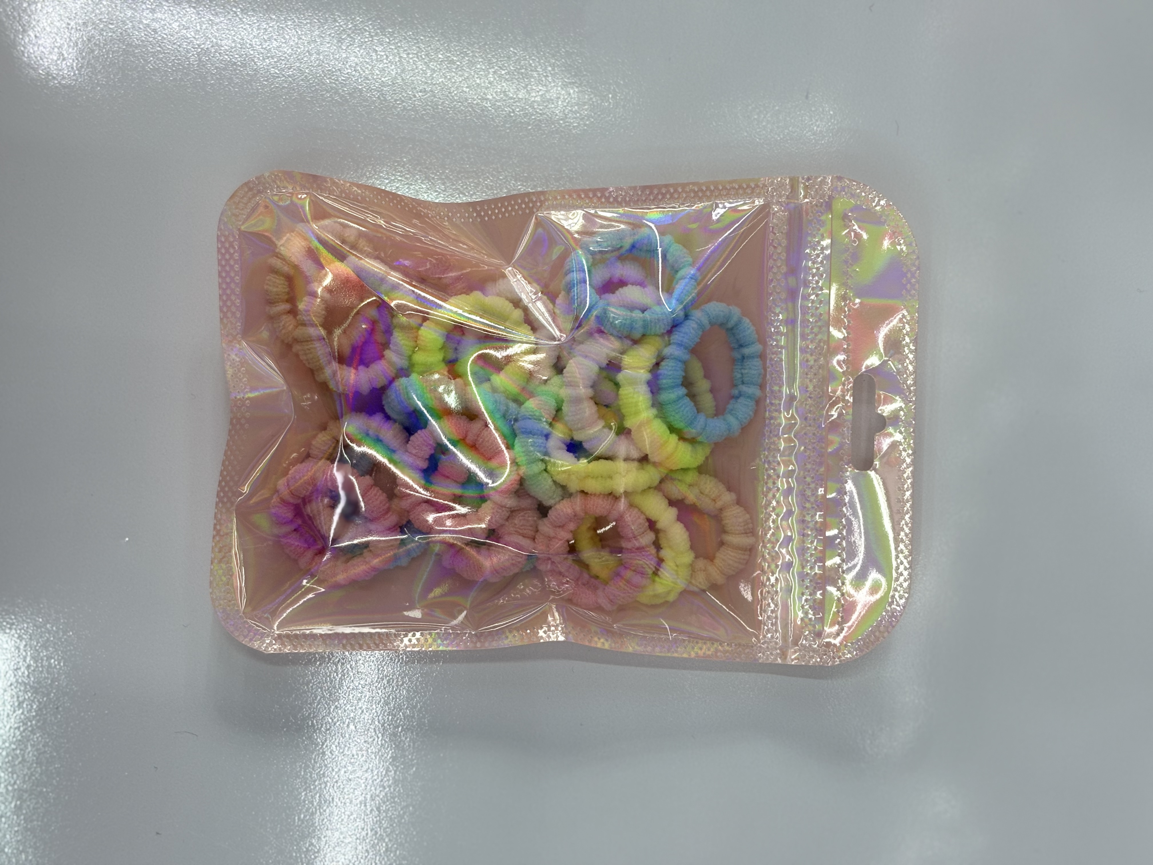 New cute bagged children's high-elasticity towel band headband hair accessory, 25 pieces in a set, exclusively supplied by the source factory for export detail image 5