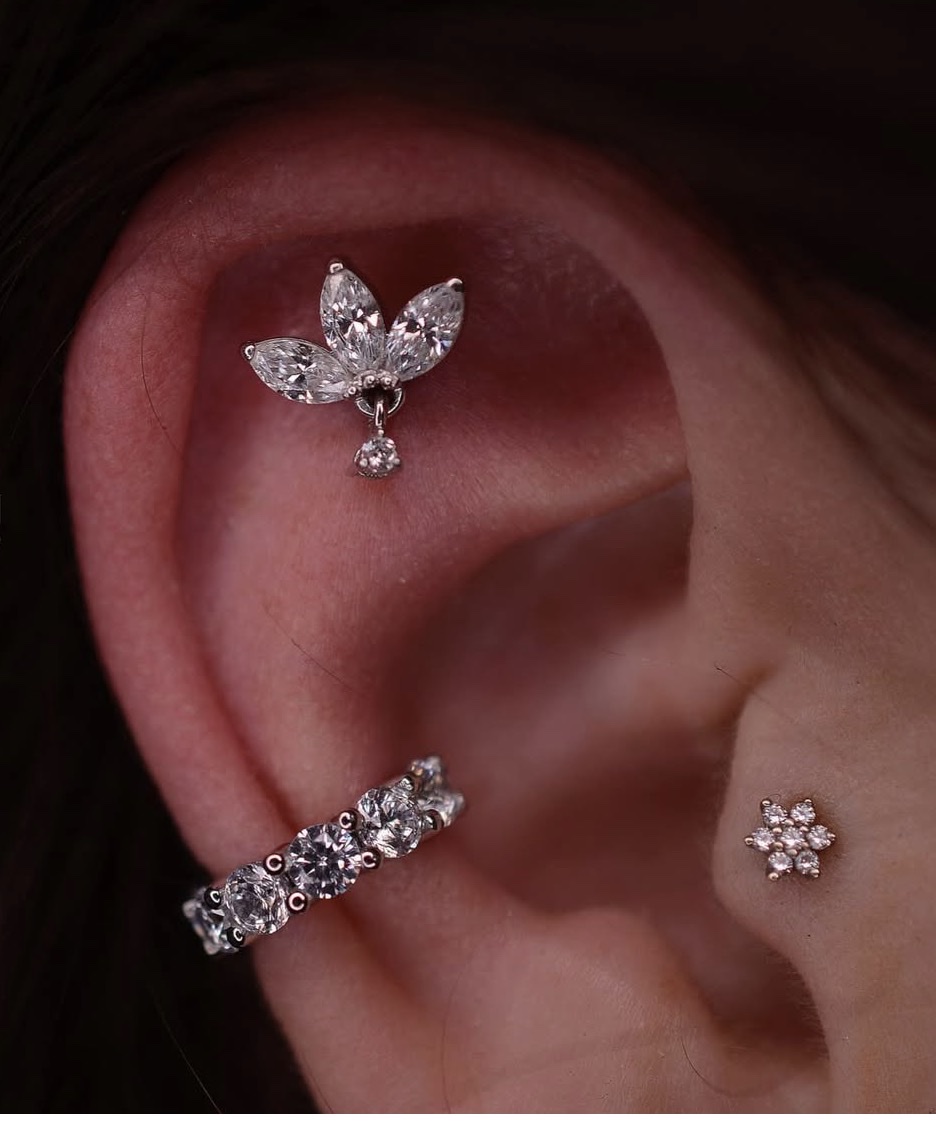 肚脐打肚脐钉肚脐饰品鼻钉时尚装饰品