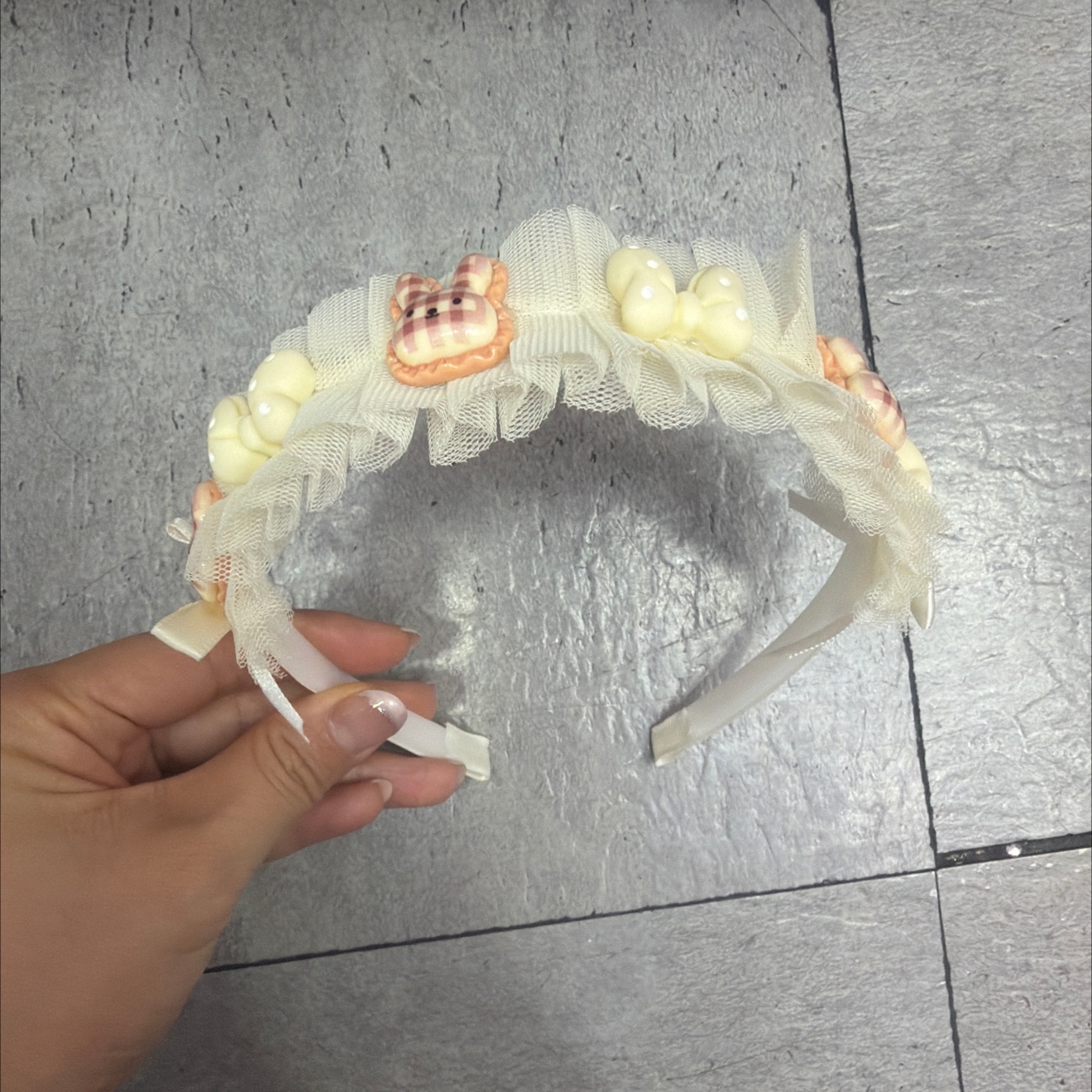 流行亚克力儿童发夹一次性皮筋头饰儿童发饰