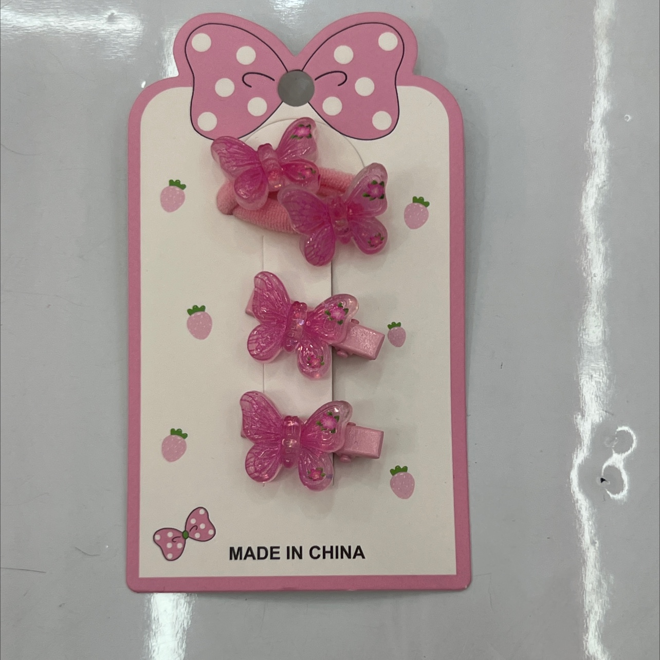 Acrylic children's gripper set, cute-shaped anti-slip fixed hair accessories