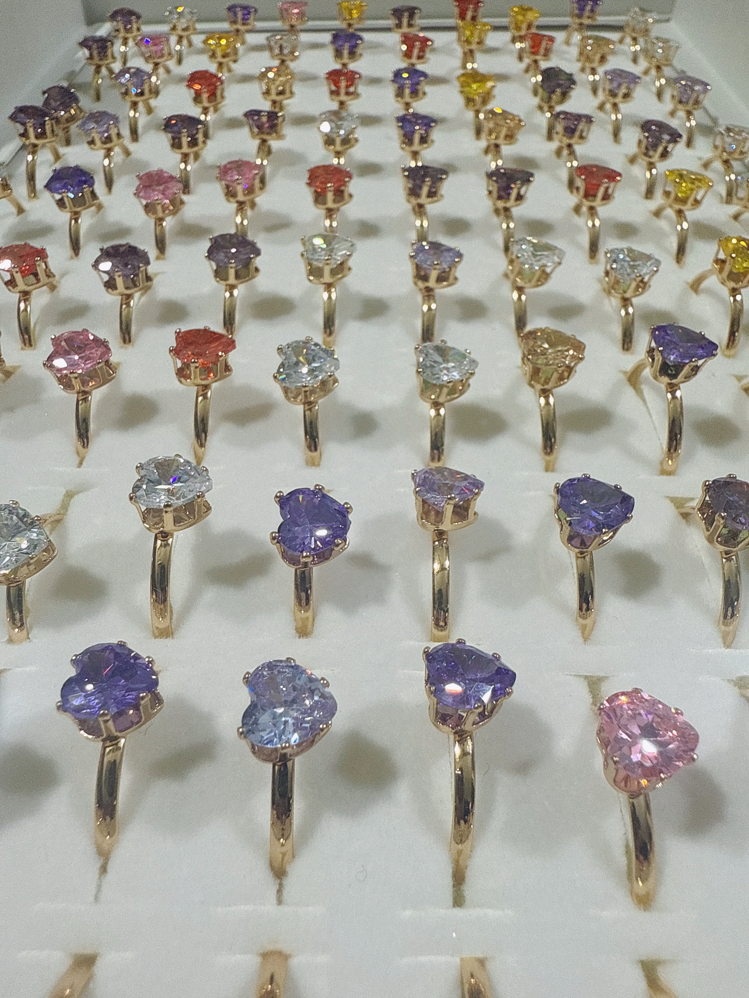 The best-selling zircon ring, an Amazon AliExpress bestseller, and the cross-border version of the copper micro-set Moissanite silver ring with a fashionable and simple design Specification image