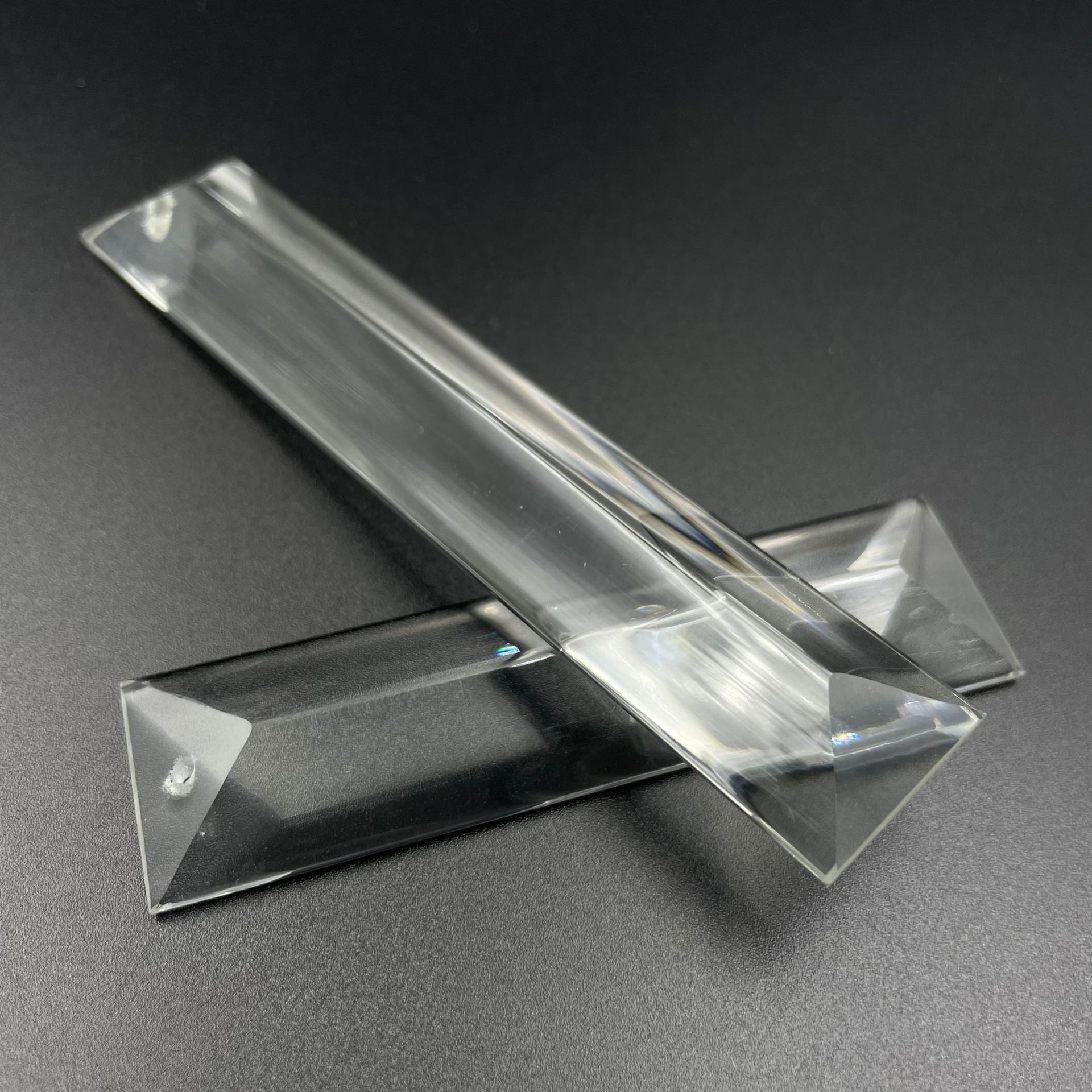 水晶珠帘吊坠工程挂坠水晶灯饰配件亚克力拉丝水滴吊球婚庆挂件品风铃果壳风铃