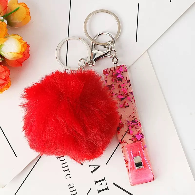 ATM contactless card reader cartoon keychain pendant details Picture