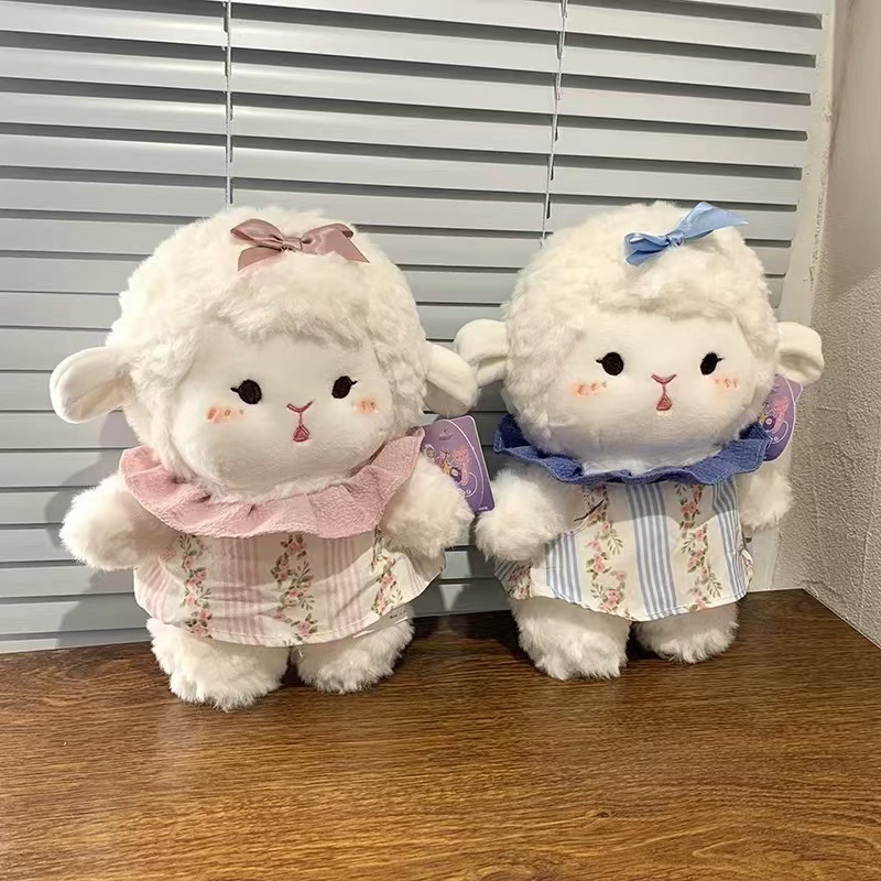 Lamb, sheep, goat, bleat, bleat plush toys, dolls, educational toys, throw pillows, children's creative gifts