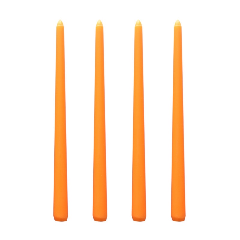 Wholesale four-piece 30CM branch-shaped wedding banquet European Morandi colorful long-pole candles, romantic, odorless and smokeless detail image 18
