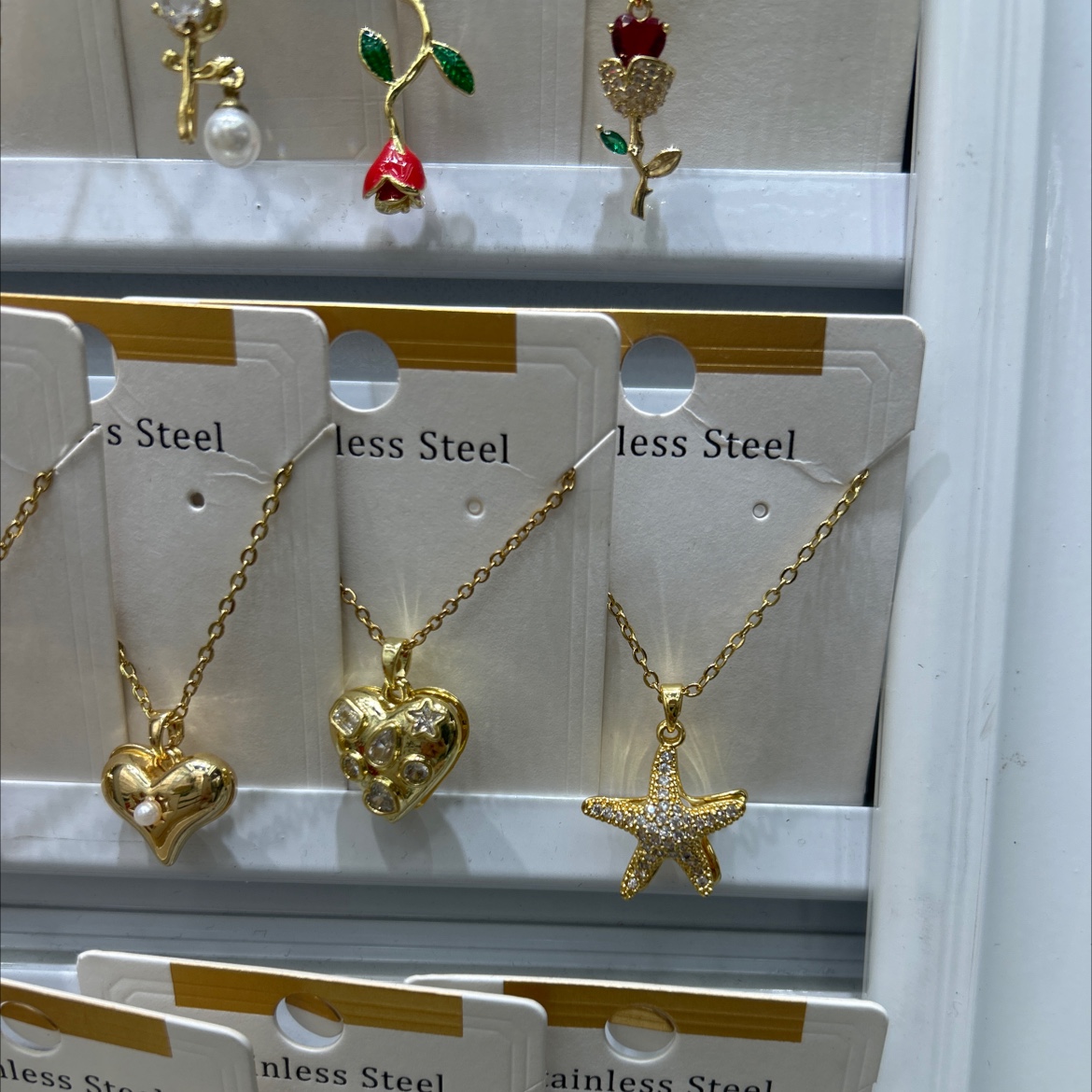 铜微镶项链