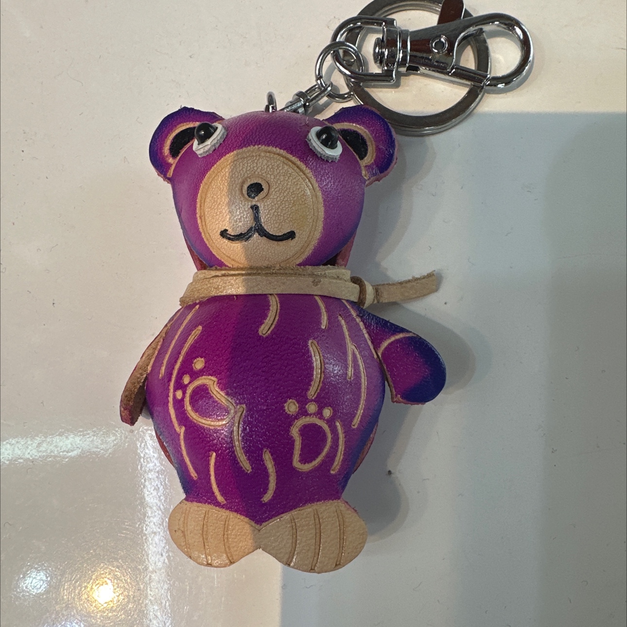 卡通钩织发光闪光钥匙扣公仔挂件可爱小物装饰品随心配钥匙扣卡通钥匙扣挂件