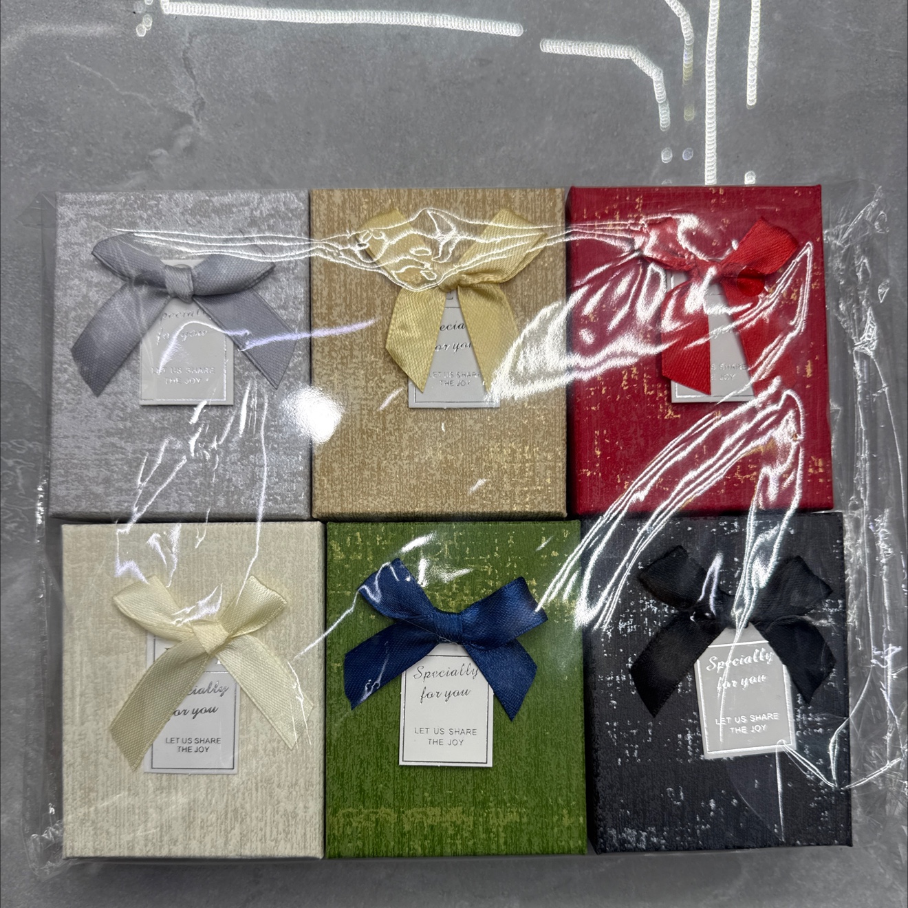 7*9套装五颜六色首饰盒