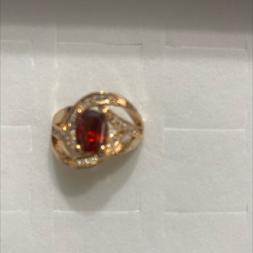 铜微镶莫桑钻铜戒指跨境款时尚轻奢女戒