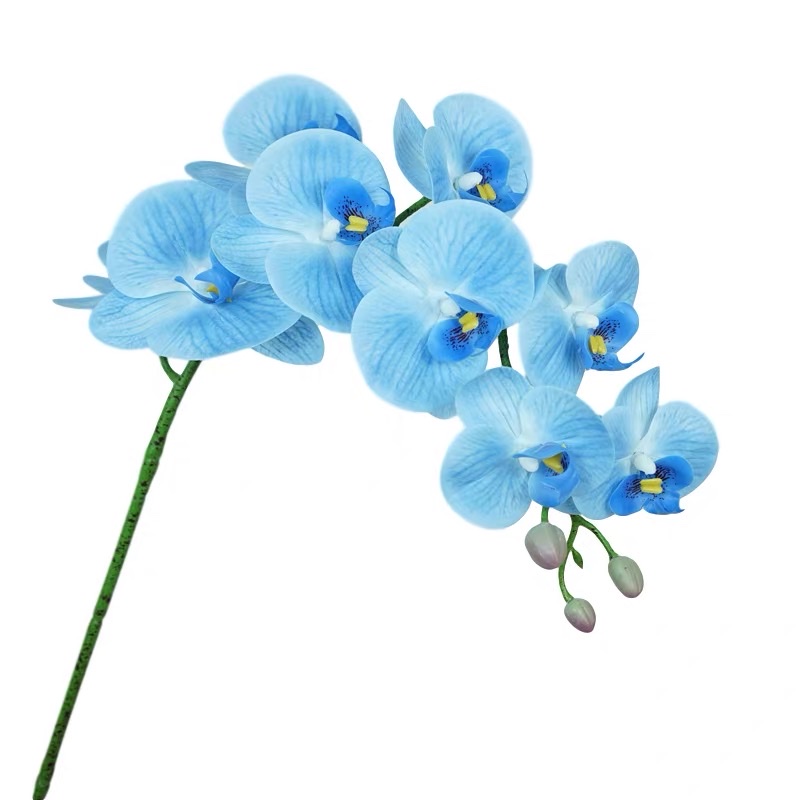 High-quality bionic Phalaenopsis artificial flower arrangement, light luxury and high-end floral art arrangement, living room decoration ornaments, artificial flowers details Picture