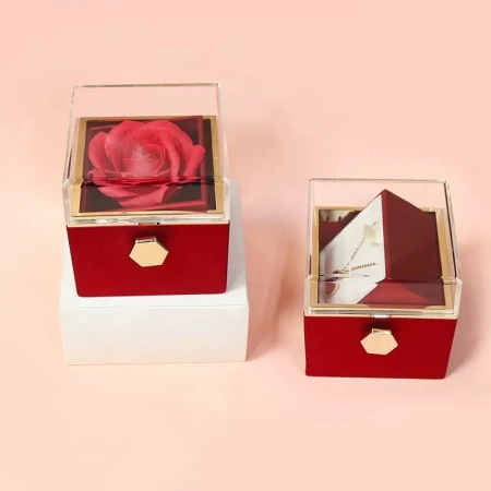 Surprise rotating jewelry flower box, Valentine's Day and Mother's Day gift box, gift box, gift box, gift box Surprise rotating jewelry flower box, Valentine's Day and Mother's Day gift box, gift box, gift box, gift box