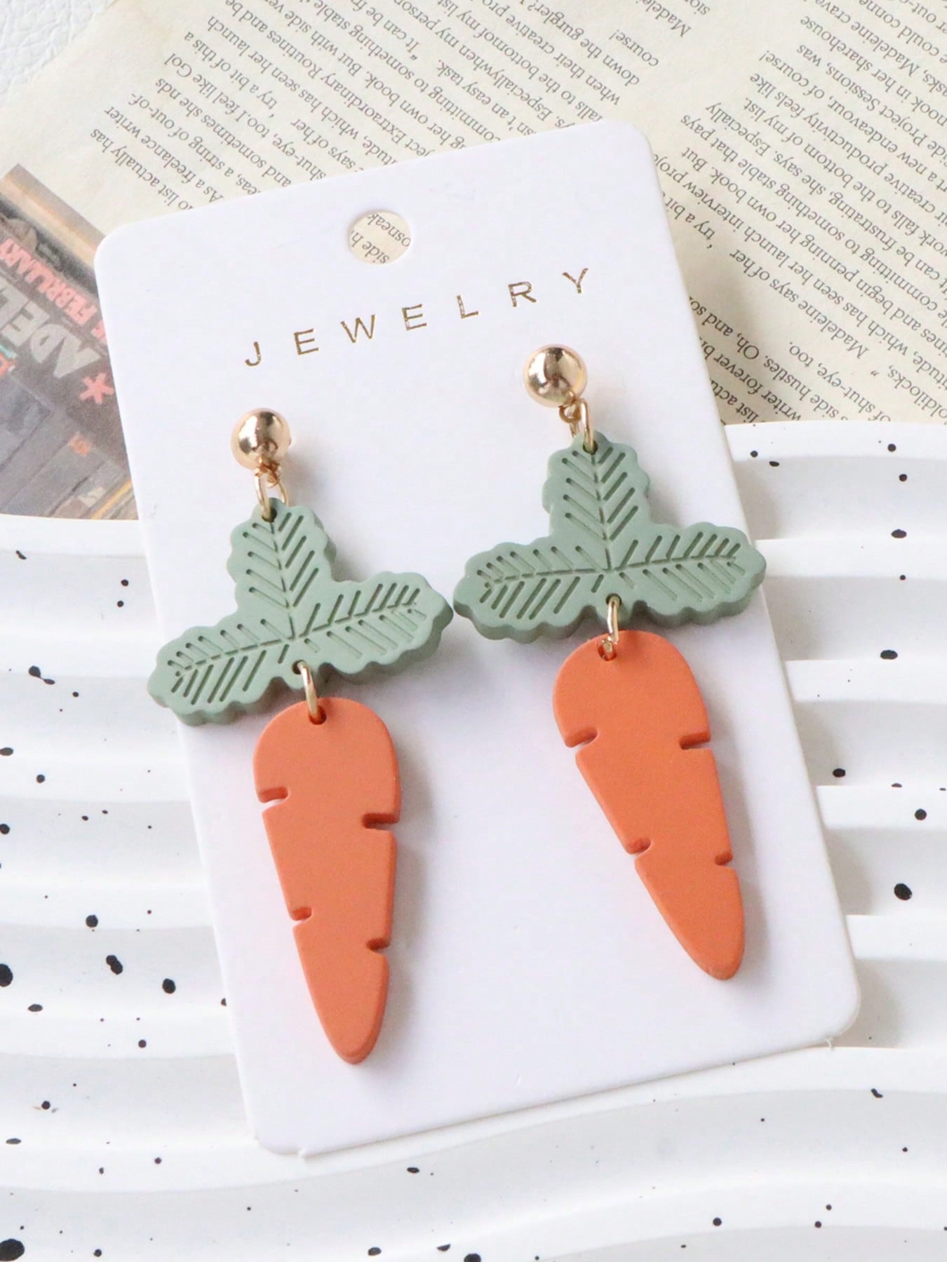 复活节彩蛋高级亚克力耳环耳钉